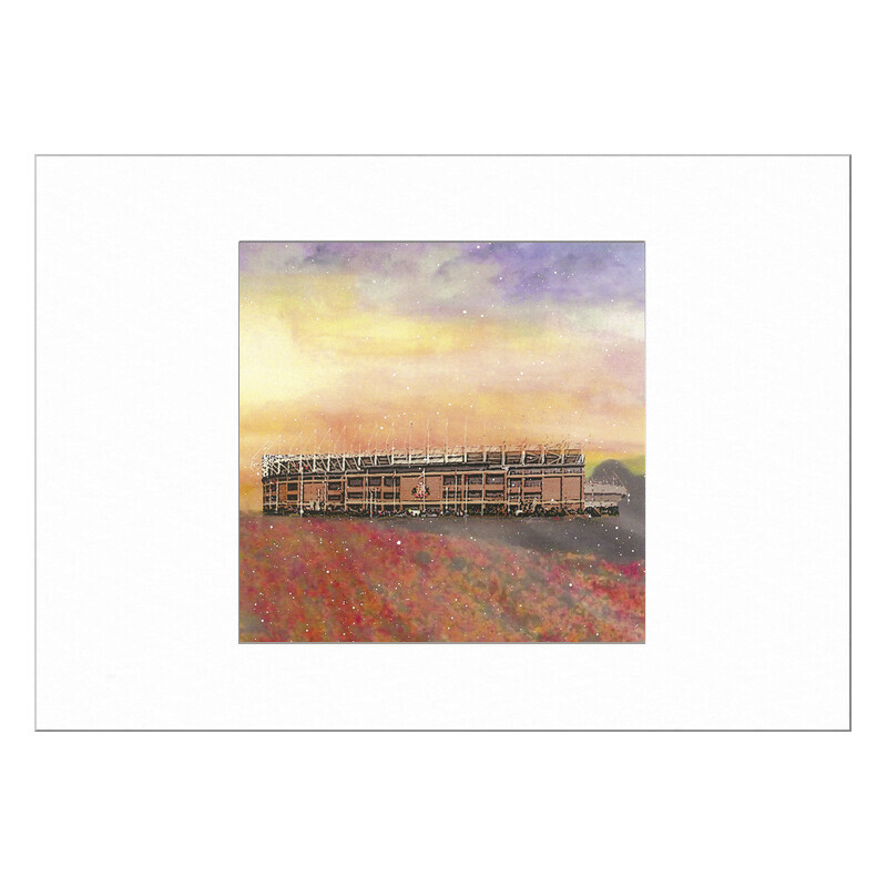 Stadium of Light Limited Edition Print with Mount